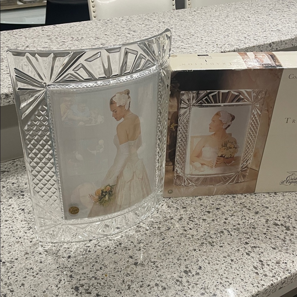 NIB Collections Cristal d’Arques Paris Crystal Picture Frame 8x10